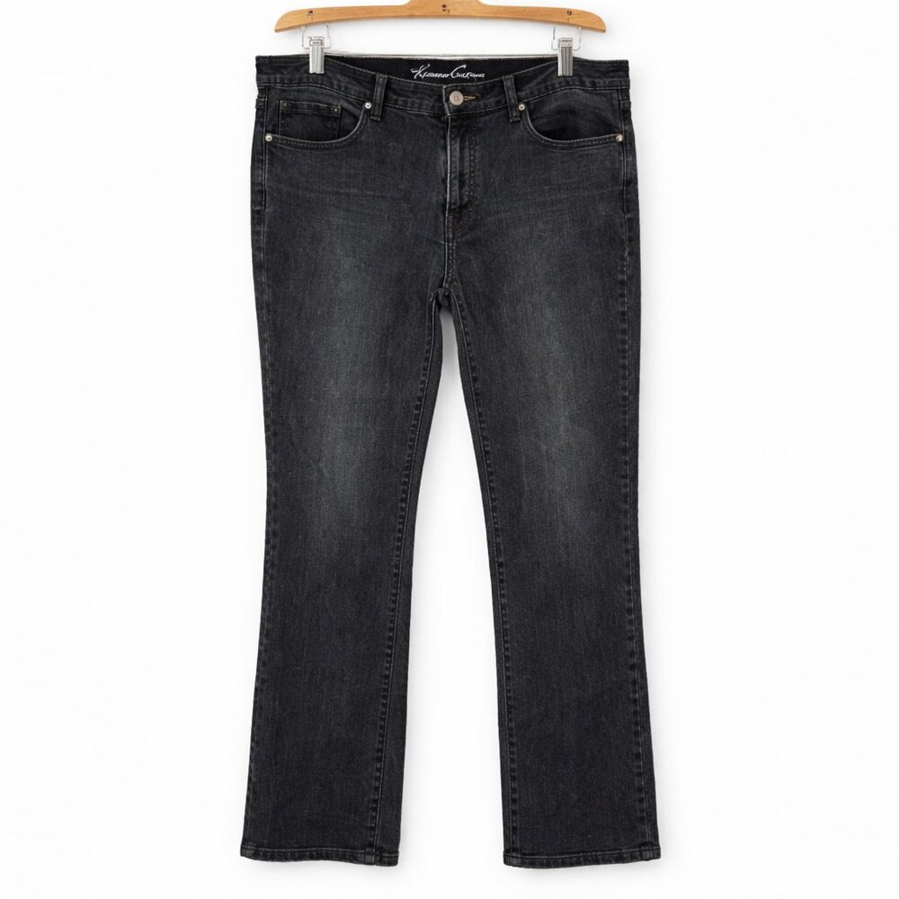 Mens Kenneth Cole Black Jeans, Size 38/30